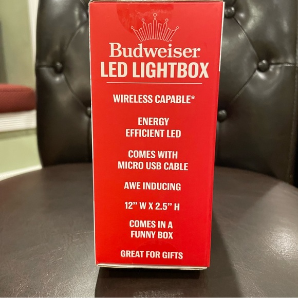 Brand new Budweiser LED Lightbox - Picture 3 of 4